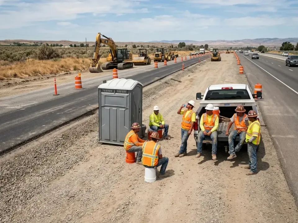 highway-road-construction-crew-007 — frequently asked questions, Porta Potty and Restroom Rentals in Winchester, CA